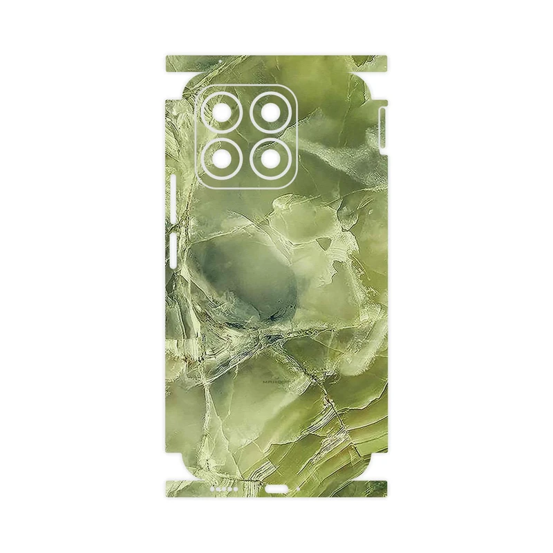 برچسب پوششی ماهوت مدل Green_Crystal_Marble-FullSkin مناسب برای گوشی موبایل آنر X8b