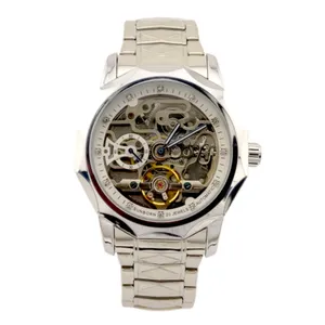 ساعت مچی عقربه‌ای مردانه مدل اتوماتیک و کوکی پشت شیشه ای کد 540248