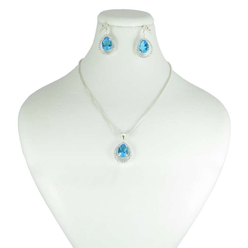 نیم ست نقره زنانه مدل AV182-S10 C1