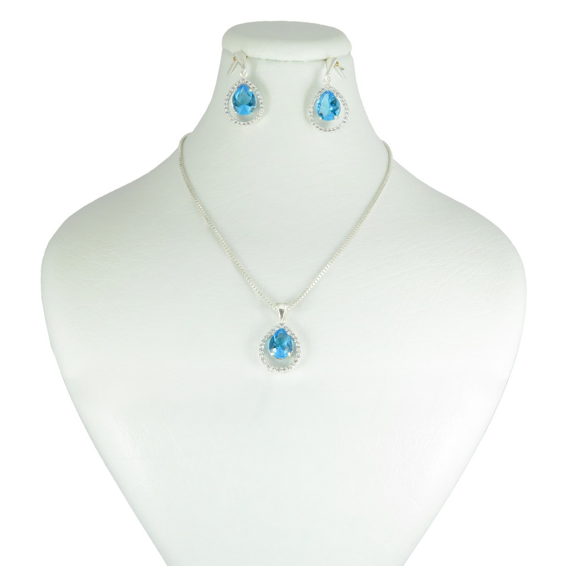 نیم ست نقره زنانه مدل AV182-S10 C1