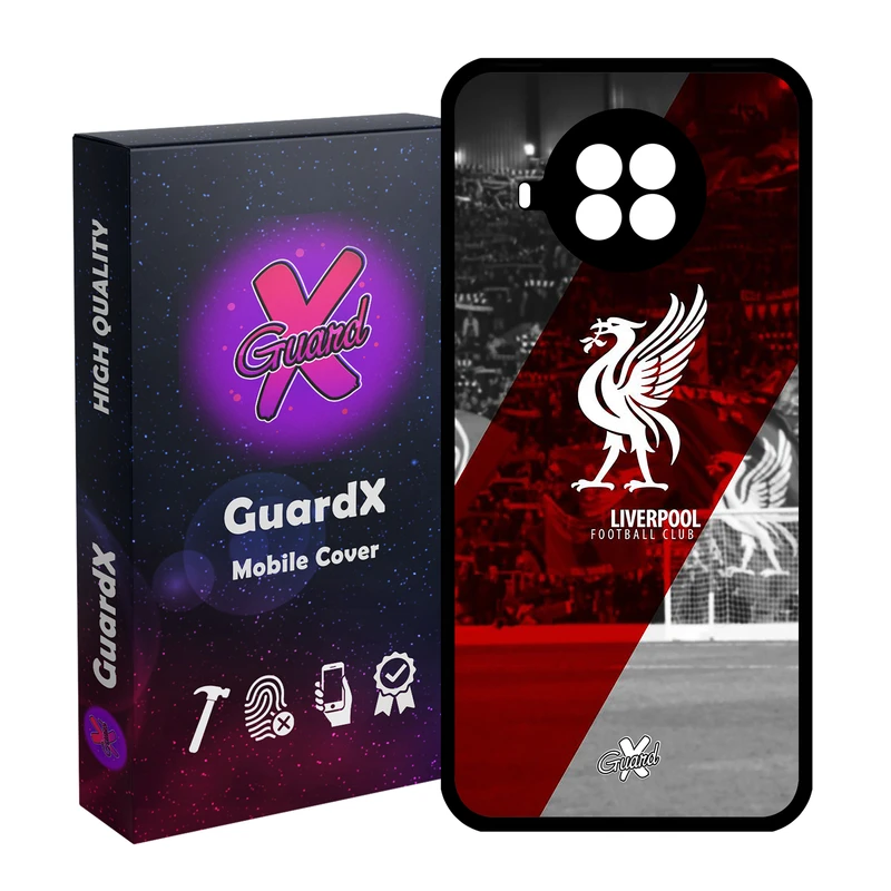 کاور گارد ایکس طرح Liverpool مدل Glass10045 مناسب برای گوشی موبایل شیائومی Mi 10T Lite / Mi 10I / Redmi Note 9 Pro 5G