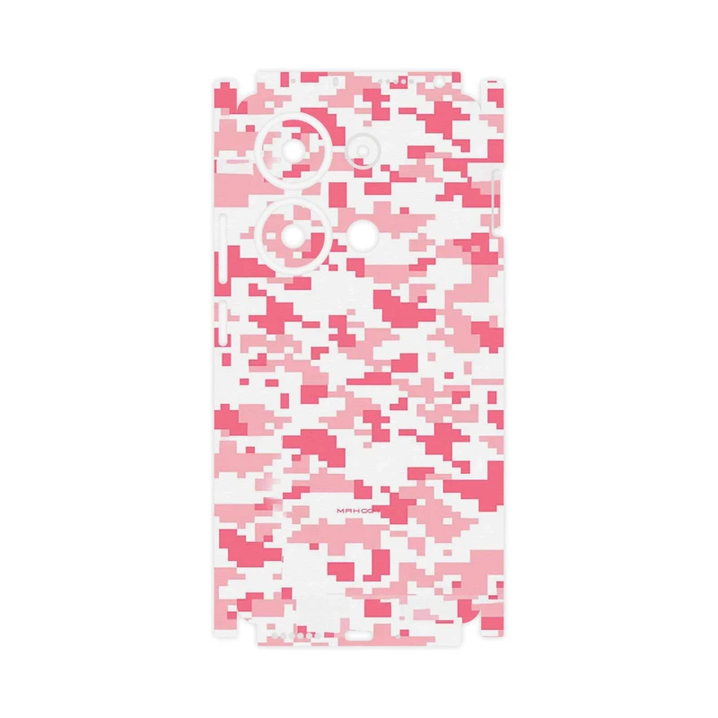 برچسب پوششی ماهوت مدل Army_Pink_Pixel-FullSkin مناسب برای گوشی موبایل شیائومی Redmi Note 13 Pro 4G