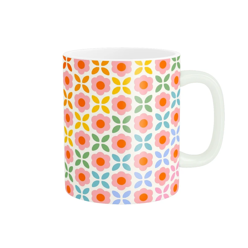 ماگ پاد آفرین طرح گل کد 4177