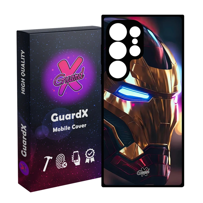 کاور گارد ایکس طرح Iron Man مدل 10604 مناسب برای گوشی موبایل سامسونگ Galaxy S25 Ultra