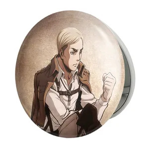 آینه جیبی خندالو طرح اروین اسمیت انیمه اتک آن تایتان Attack on Titan مدل تاشو کد 11013 