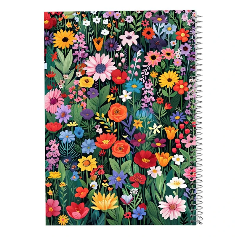 دفتر ژورنال نویسی 50 برگ مدوپد مدل نقطه ای طرح گل کد DF15972