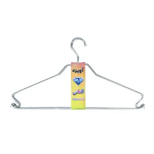 چوب لباسی الماس مدل قلابدار استیل ضخیم بسته 6 عددی