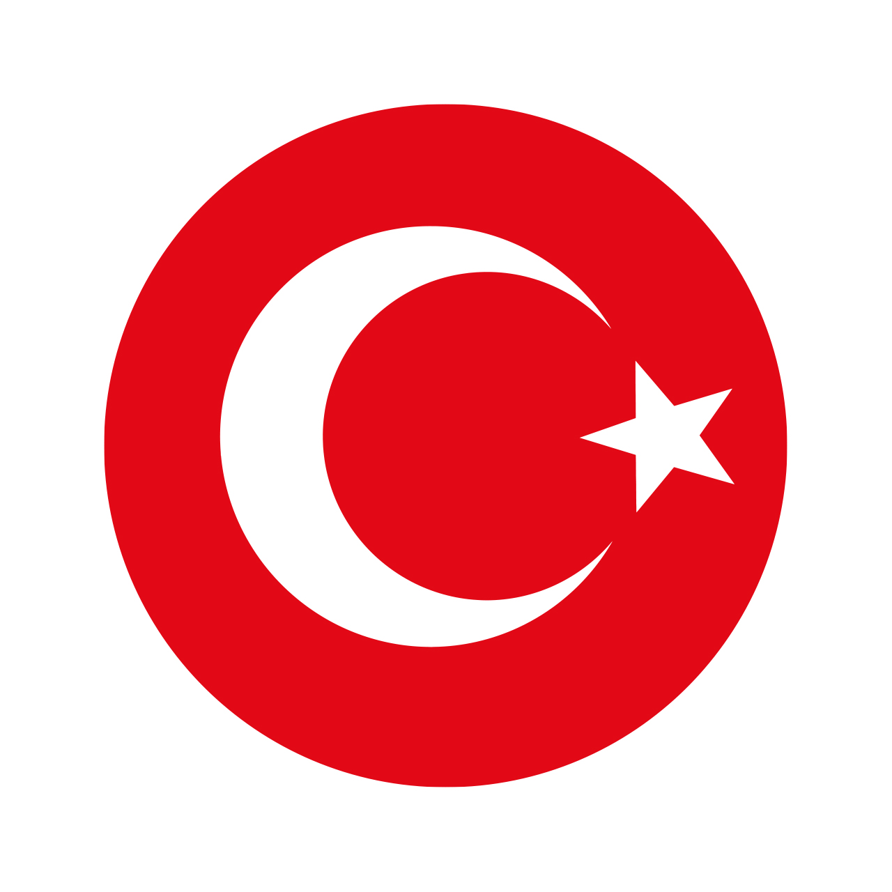 استیکر خودرو پویا مارکت طرح پرچم ترکیه کد 1978