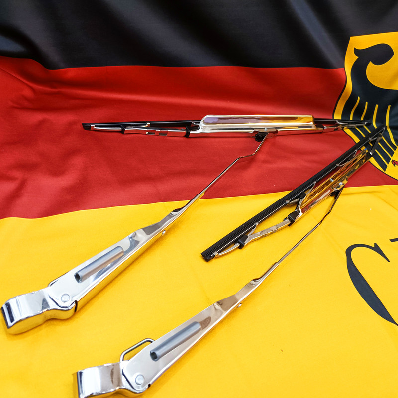 تیغه و بازویی برف پاک کن خودرو مدل استیل کد DOUL-ST مناسب برای پژو 405 بسته 4 عددی