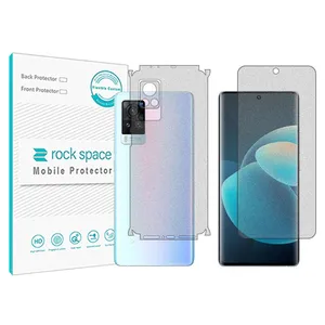 Matte Rockspace HyMTT screen protector suitable for the Xiaomi Civi mobile phone along with the back of the phone