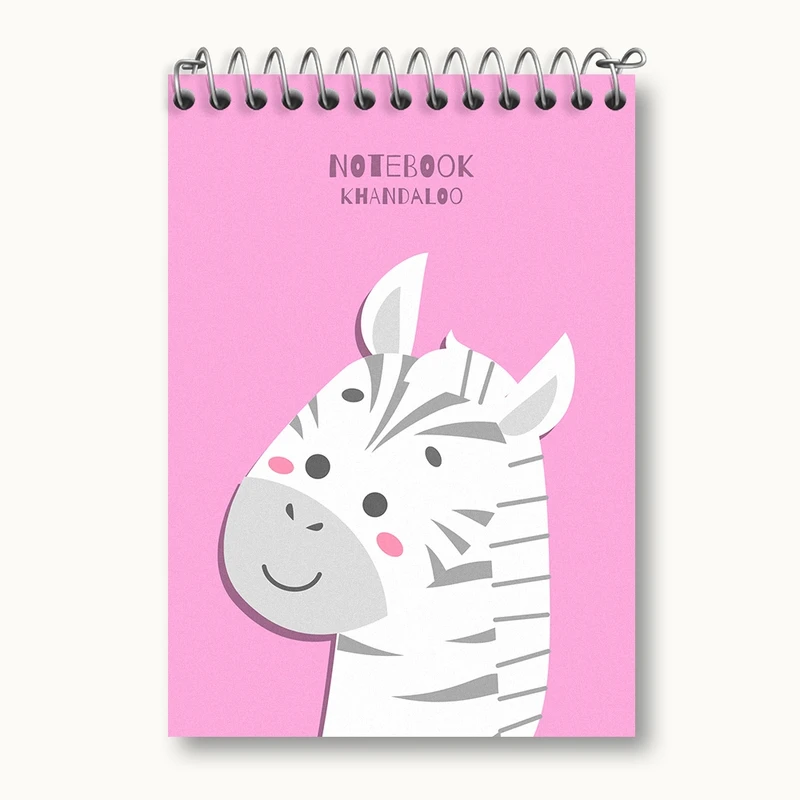 دفتر یادداشت 50 برگ خندالو مدل گورخر کیوت کد N1090