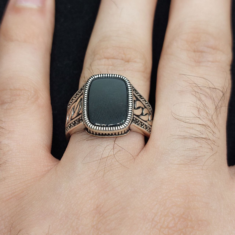 انگشتر نقره مردانه جی تی ای مدل مارگازیت