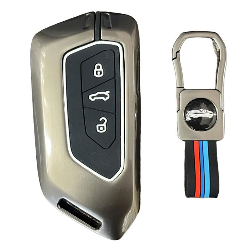 کاور ریموت و سوییچ خودرو چیکال مدل فلزی کد P-775 مناسب برای فولکس واگن ID4