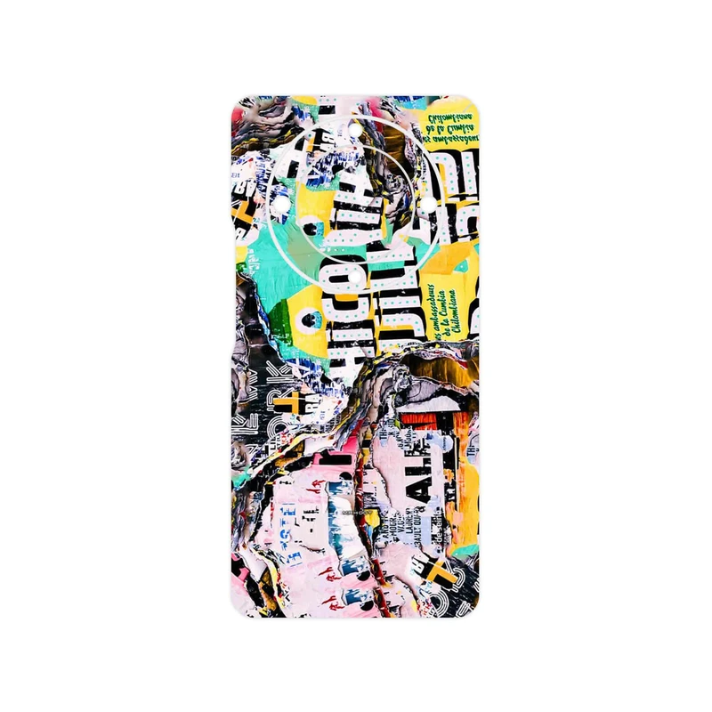 برچسب پوششی ماهوت مدل Collage of Teared Paper مناسب برای گوشی موبایل آنر Magic 5 Lite