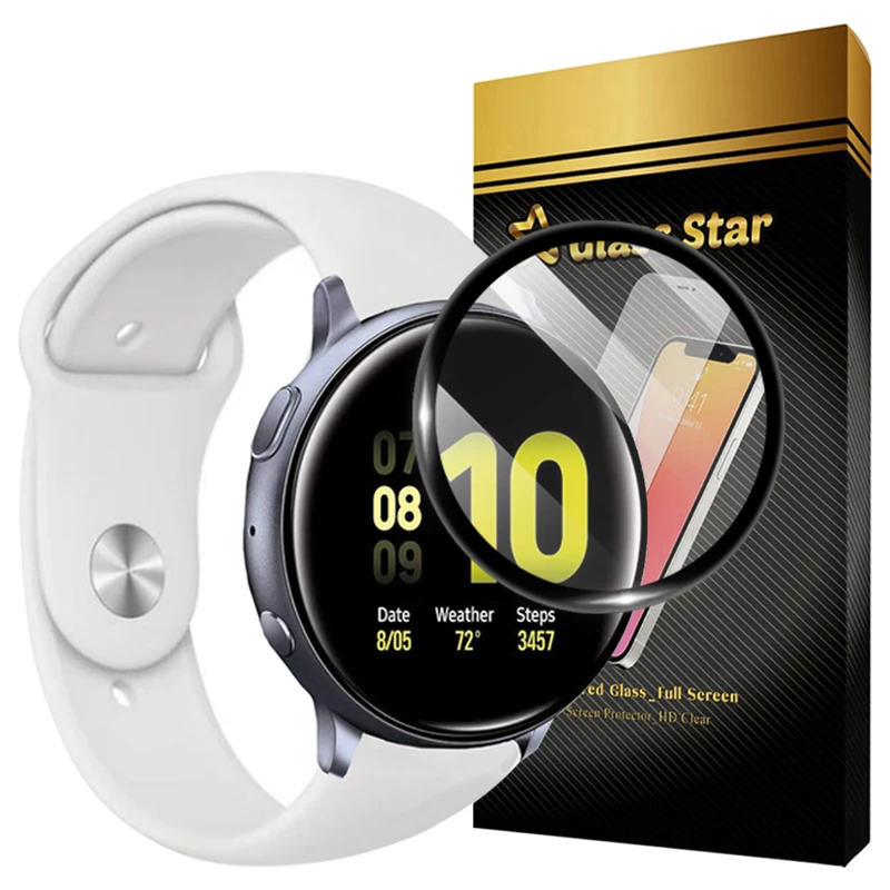 محافظ صفحه نمایش گلس استار مدل GWPM مناسب برای ساعت هوشمند سامسونگ Galaxy Watch Active 2 44mm / SM-R825F / SM-R835F