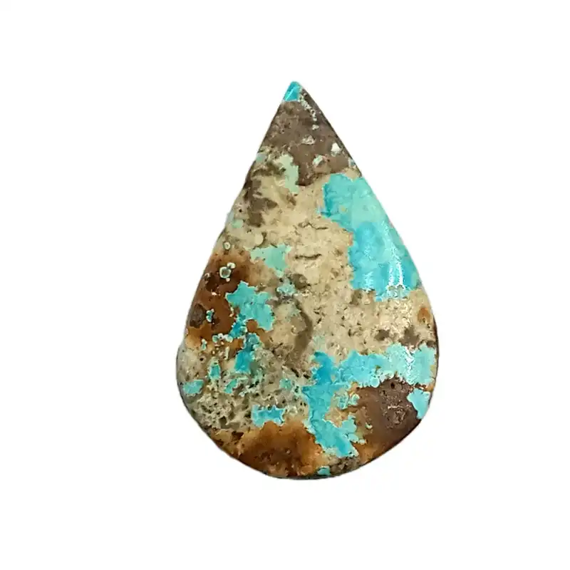 سنگ فیروزه نیشابور مدل اشکی کد NG2112