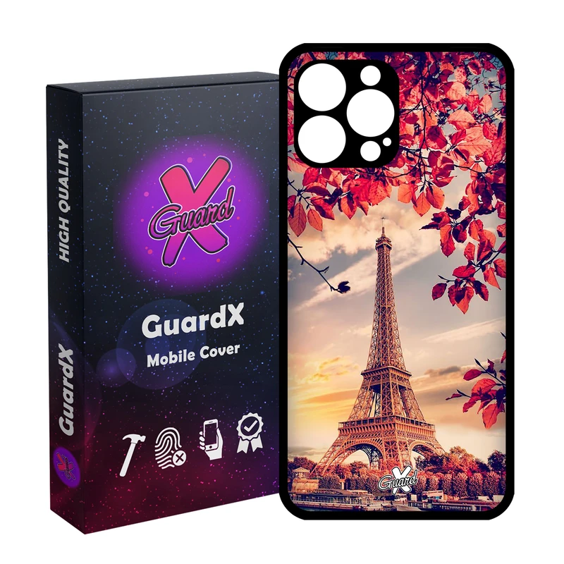 کاور گارد ایکس طرح Eiffel Tower مدل Glass10125 مناسب برای گوشی موبایل اپل iPhone 14 Pro Max