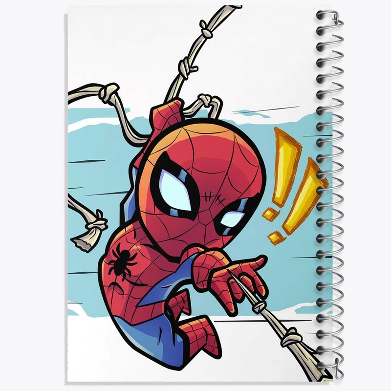 دفتر نت موسیقی 50 برگ خندالو مدل مرد عنکبوتی Spider Man کد 13185