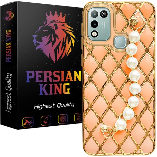 کاور پرشین کینگ مدل Morvarid 22 مناسب برای گوشی موبایل اینفینیکس Hot 10 Play