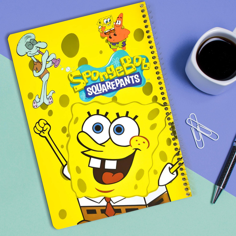 دفتر مشق 50 برگ کیهان مدل باب اسفنجی