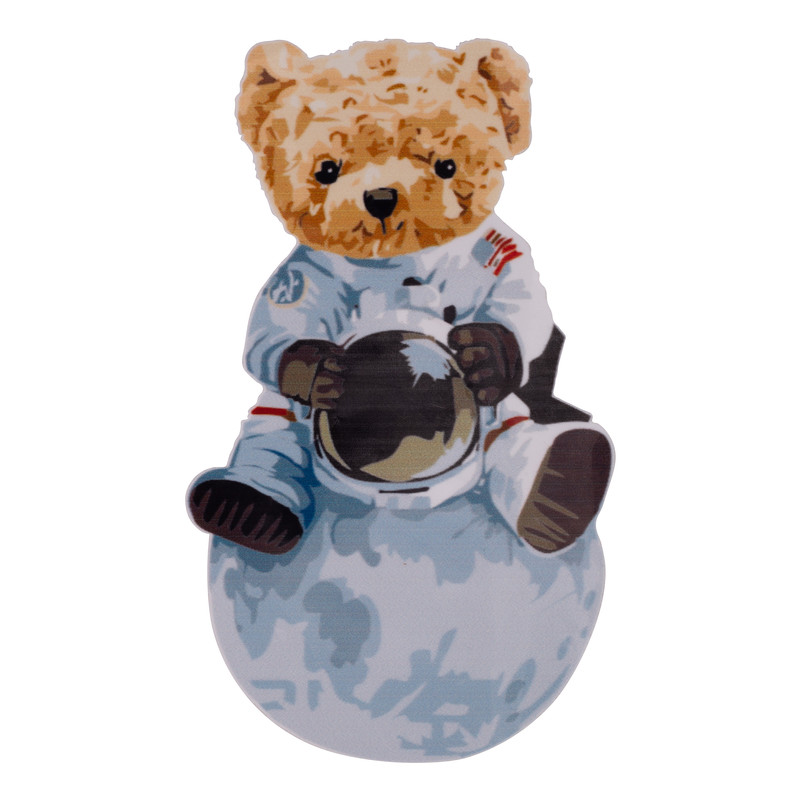 استیکر پارچه و لباس مدل خرس فضانورد