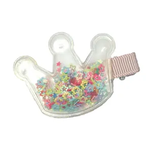 گیره مو دخترانه مدل حبابی تاج