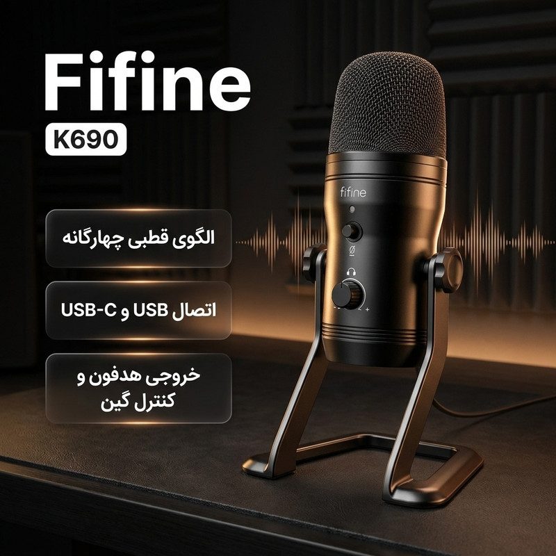 میکروفن کندانسر فای فاین مدل K690
