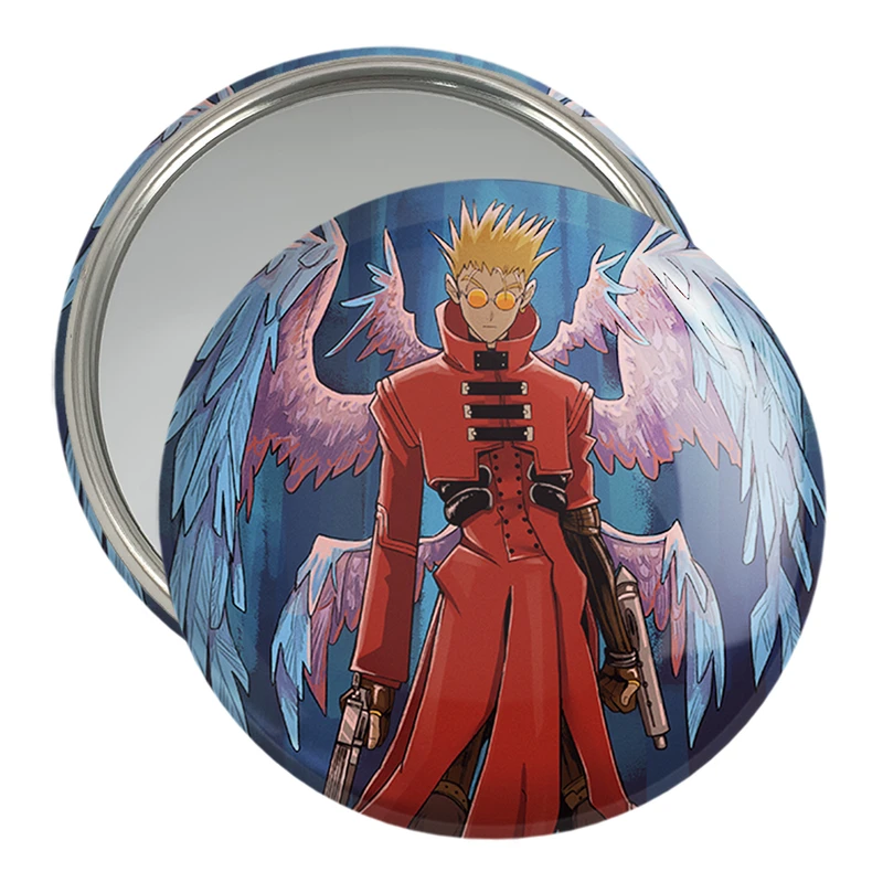 آینه جیبی خندالو مدل وش انیمه تریگان (Trigun) کد 36238