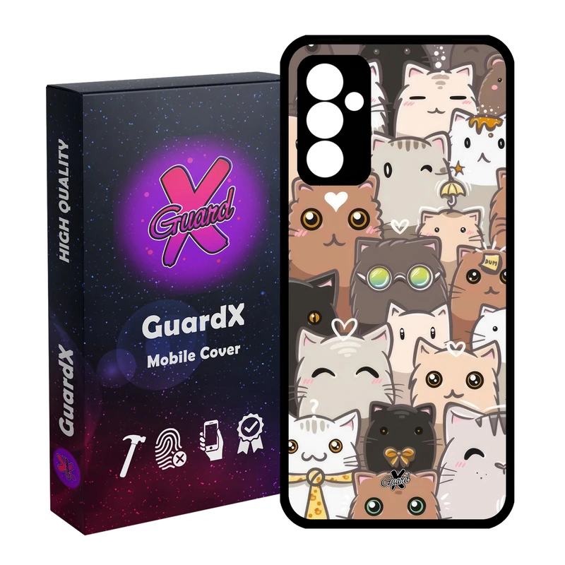 کاور گارد ایکس طرح Cat مدل Glass10674 مناسب برای گوشی موبایل سامسونگ Galaxy A15 4G / A15 5G