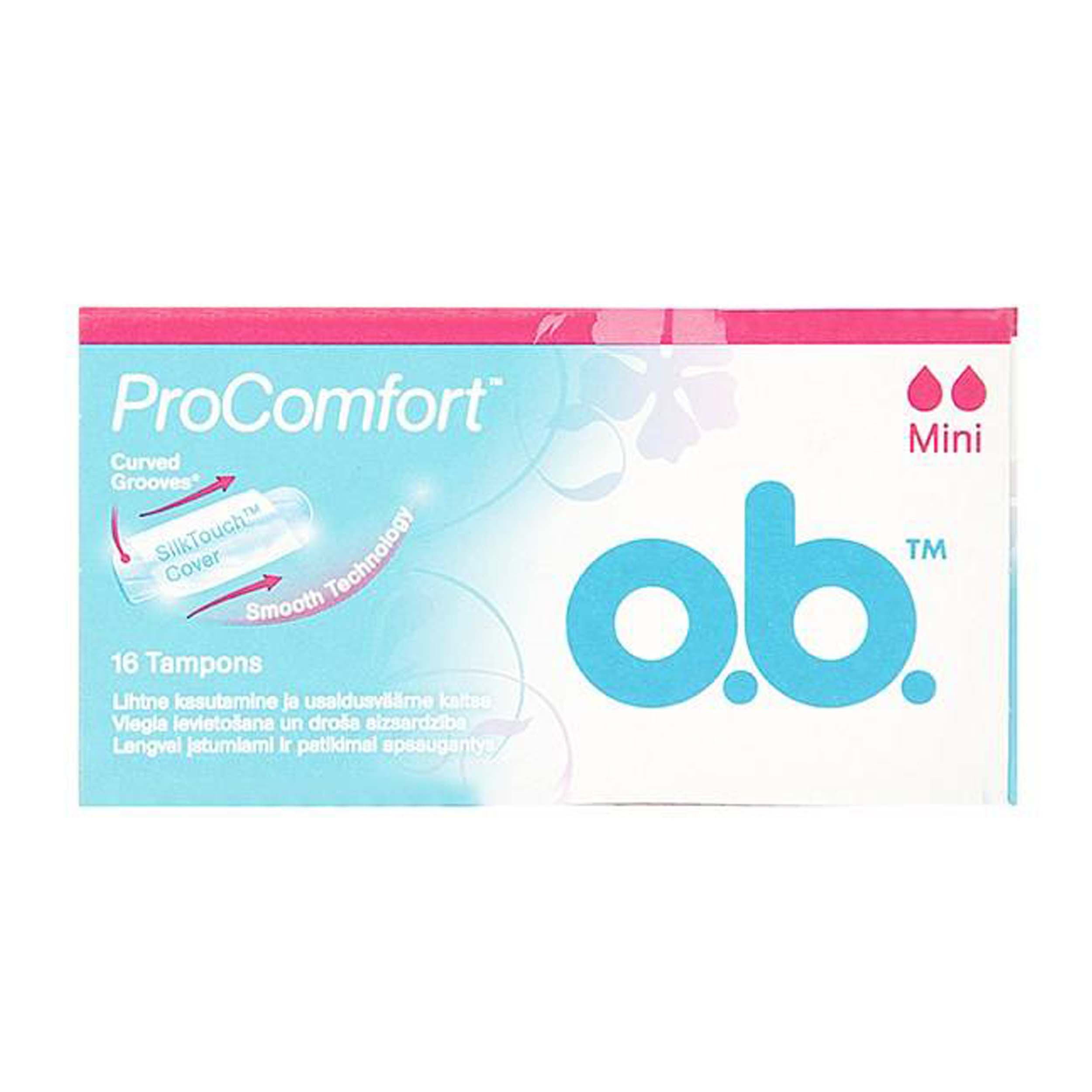 تامپون او.بی سری Procomfort مدل Mini بسته 16 عددی