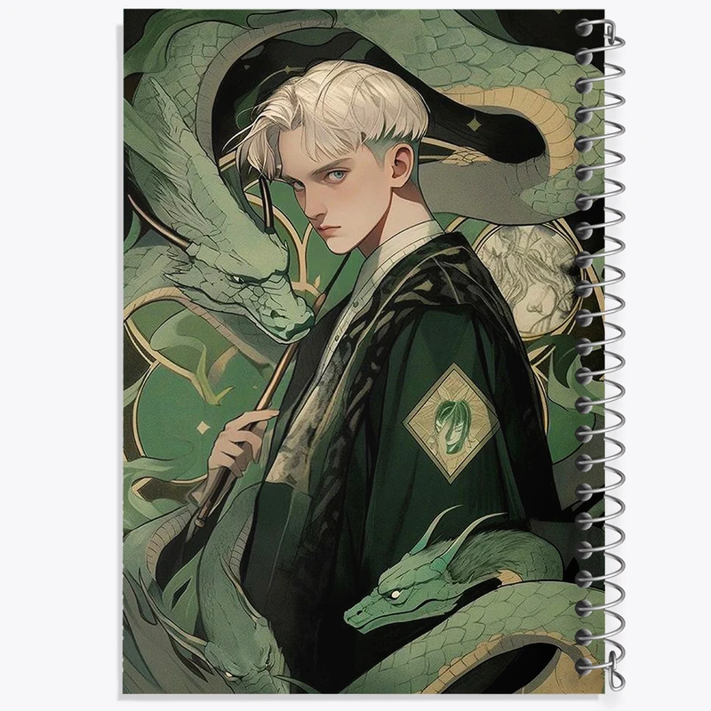 دفتر لیست خرید 50 برگ خندالو طرح مالفوی هری پاتر (Harry Potter) کد N2430