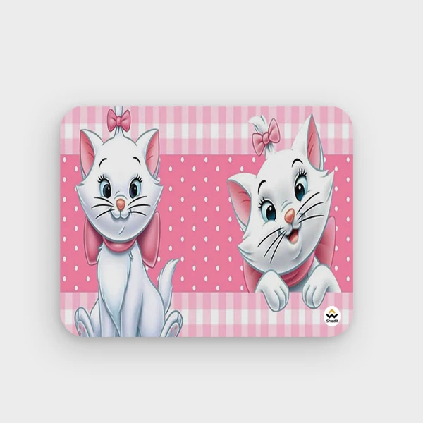 ماوس پد شادیت مدل گربه های اشرافی کد03 سایز24*19 سانتیمتر