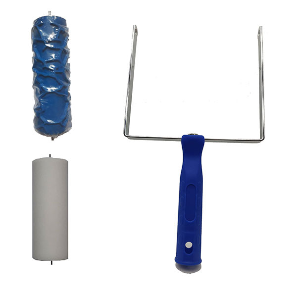 غلتک نقاشی طرح دار کد EG048  به همراه فوم سایز 7 اینچ