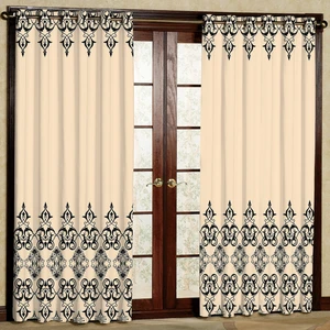 پرده مدل مخمل پانچی کد 1146T2 سایز 200x140 سانتی متر
