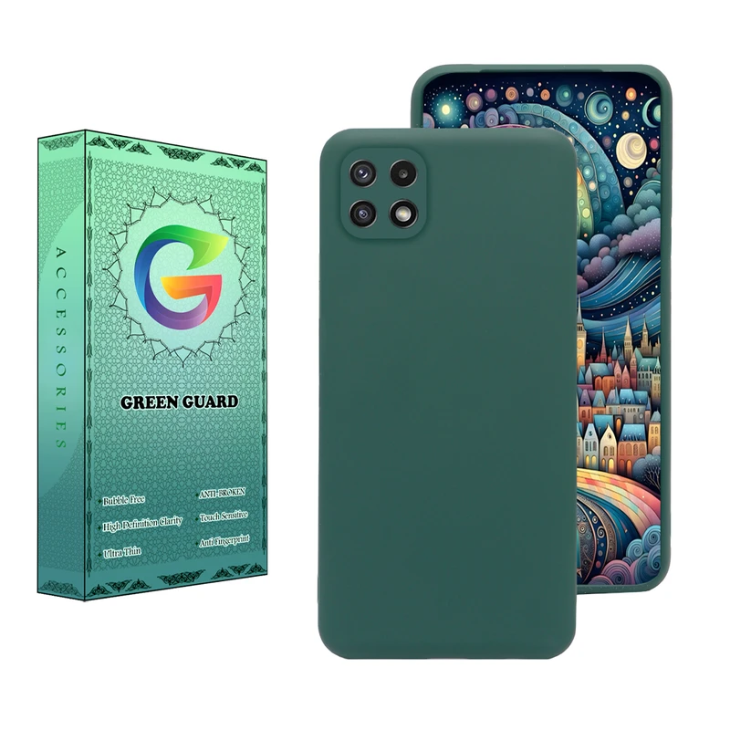 کاور گرین گارد مدل Kygo طرح سیلیکونی مناسب برای گوشی موبایل سامسونگ Galaxy A22 5G