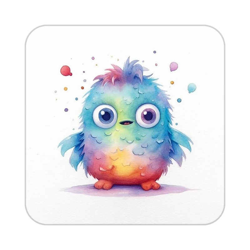 زیر لیوانی کاکتی طرح حیوانات رنگی مدل mp27064