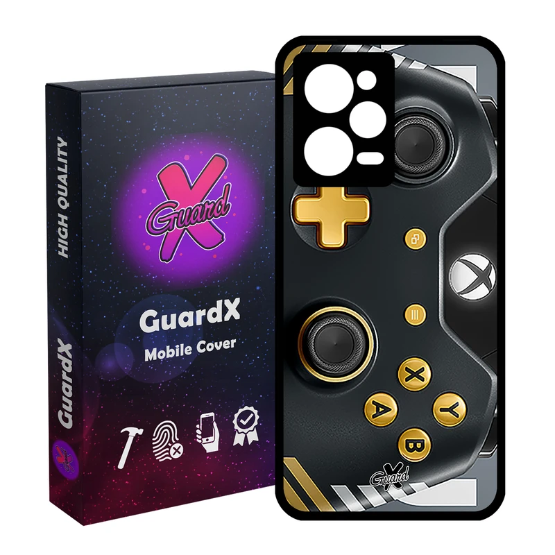 کاور گارد ایکس طرح XBox Conroller مدل Glass10090 مناسب برای گوشی موبایل شیائومی Redmi Note 12 Pro 5G/Poco X5 Pro 5G/Note 12 Pro Pro speed
