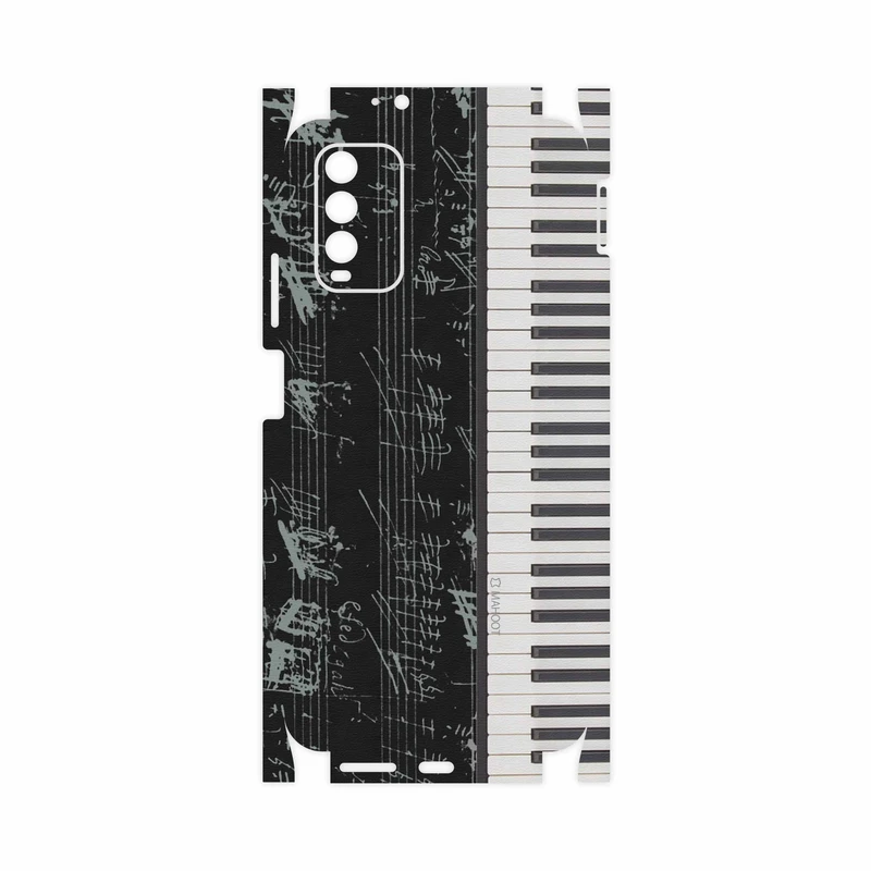 برچسب پوششی ماهوت مدل Piano-Instrument-FullSkin مناسب برای گوشی موبایل شیائومی Redmi 9T