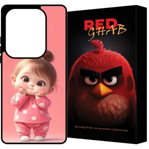  RED GHAB RCHAPN13P Cover For Xiaomi Redmi Note 13 Pro 4G / Poco M6 Pro 4G