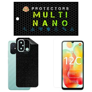 Multi Nano X-SFG Screen Protector For Xiaomi Redmi 12C with back skin