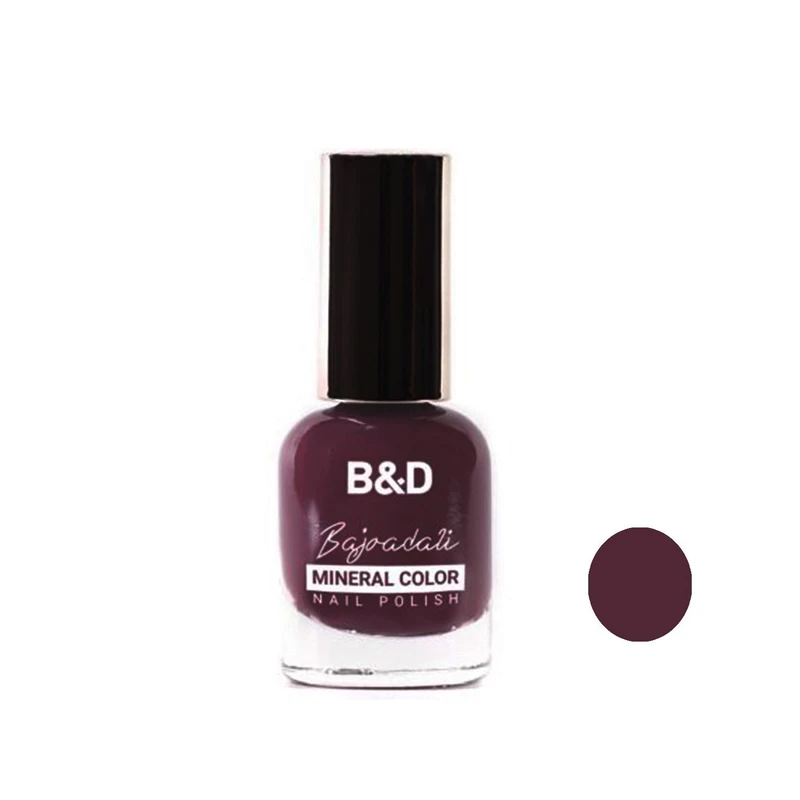 لاک براق ناخن بی اند دی شماره N67 رنگ بنفش