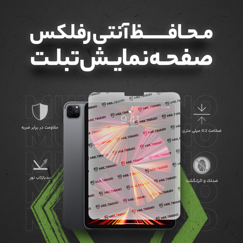 محافظ صفحه نمایش آنتی رفلکس مولتی نانو مدل X-S1M مناسب برای تبلت شیائومی Redmi Pad SE 8.7 Inch