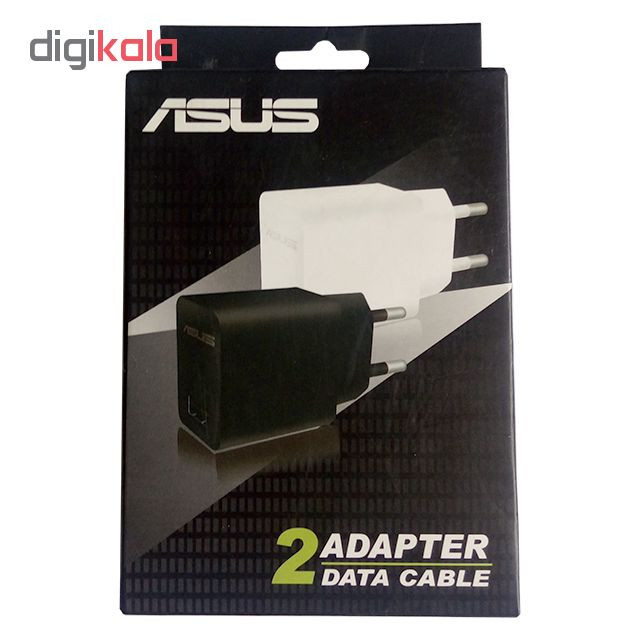 شارژر دیواری ایسوس مدل PA-1070-07 به همراه کابل تبدیل microUSB