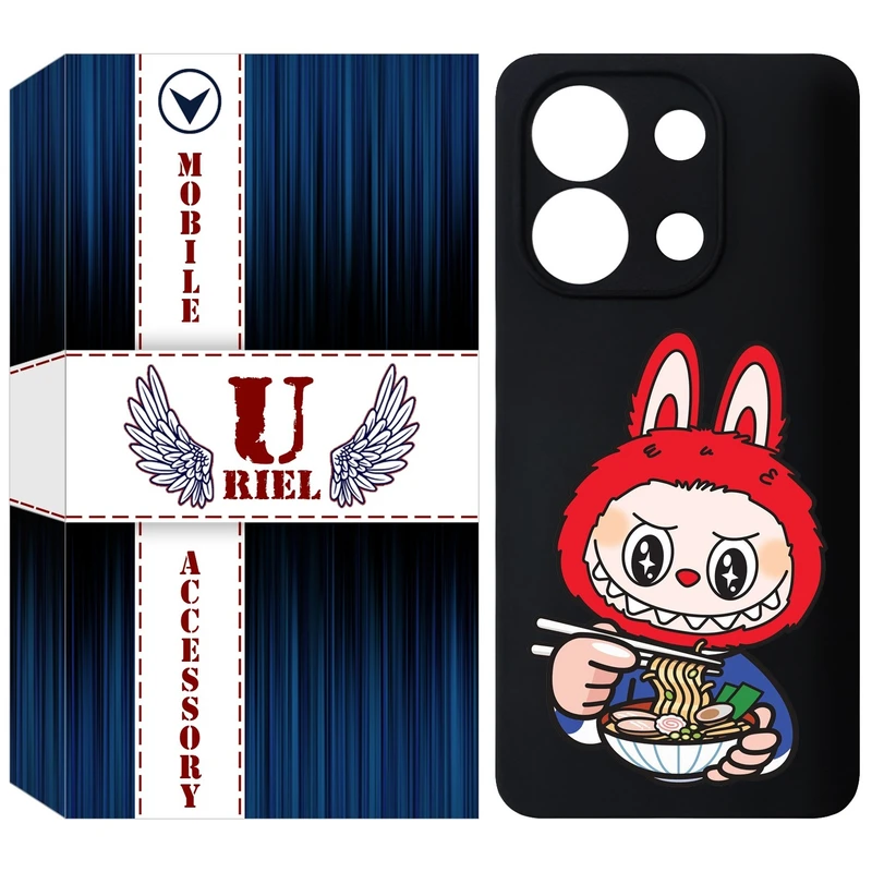 کاور یوریل مدل KSH کد 117 طرح عروسک لبوبو مناسب برای گوشی موبایل شیائومی Redmi Note 13 4G