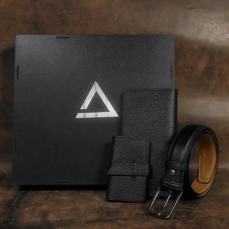 ست هدیه مردانه چرم آراهمراه مدل 26