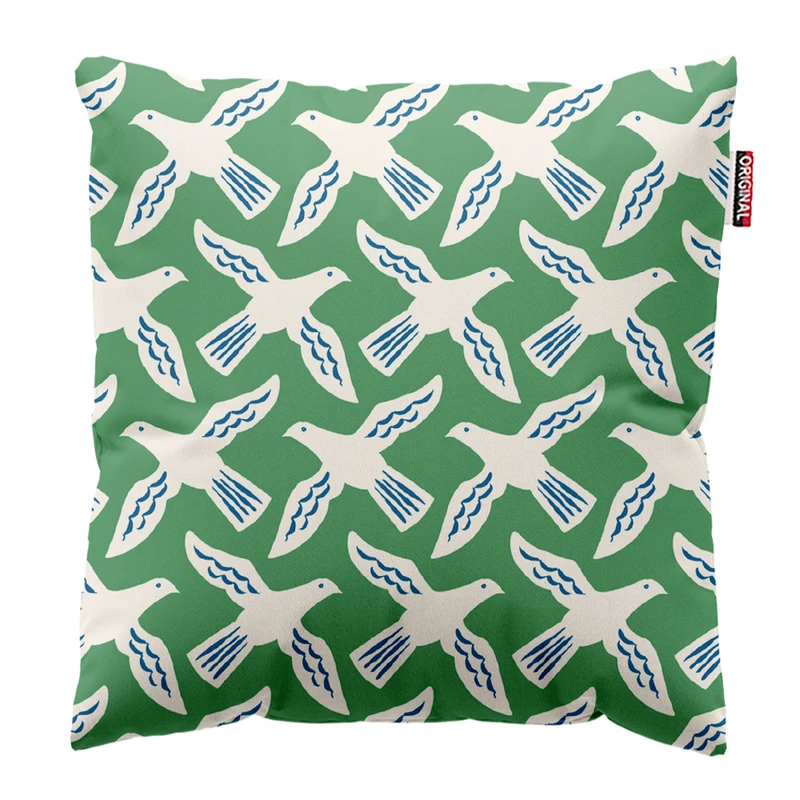 کوسن پاد آفرین مدل کبوتر کد PK302963 سایز 30*30 سانتی متر