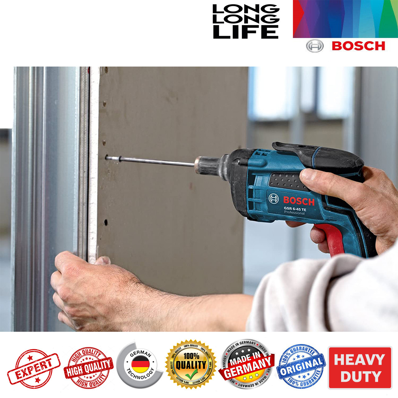 پیچ گوشتی برقی بوش مدل GSR 6-45 TE + Extra