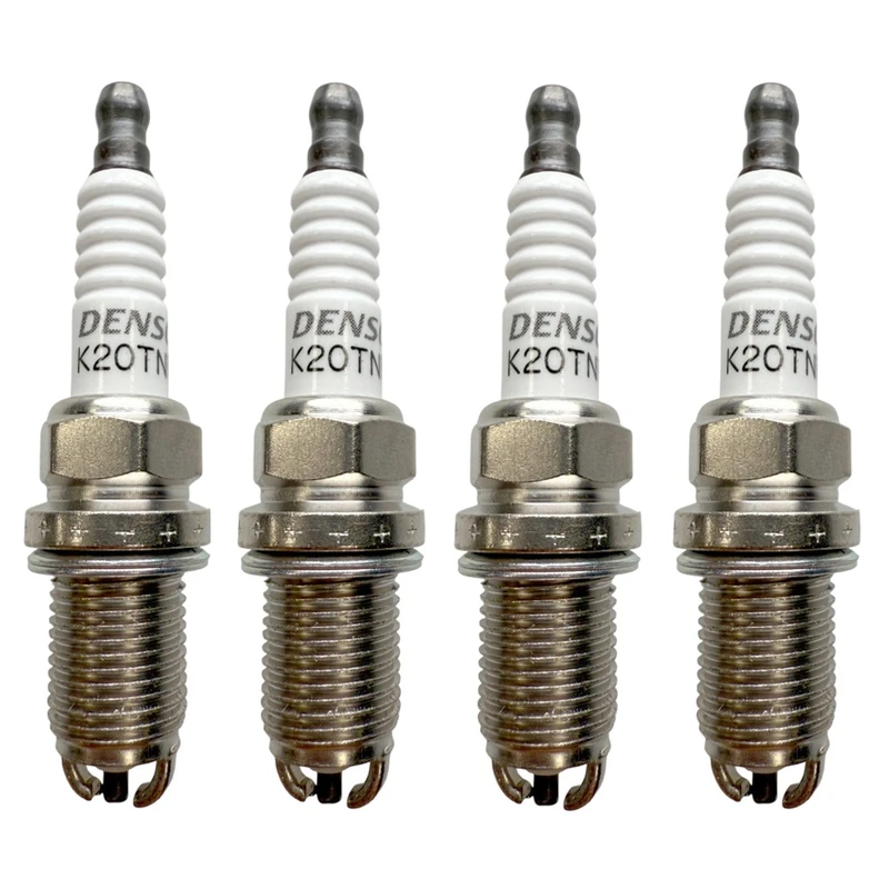 شمع خودرو دو پلاتین دنسو مدل K20TNR پایه کوتاه مناسب برای تویوتا کمری بسته 4 عددی
