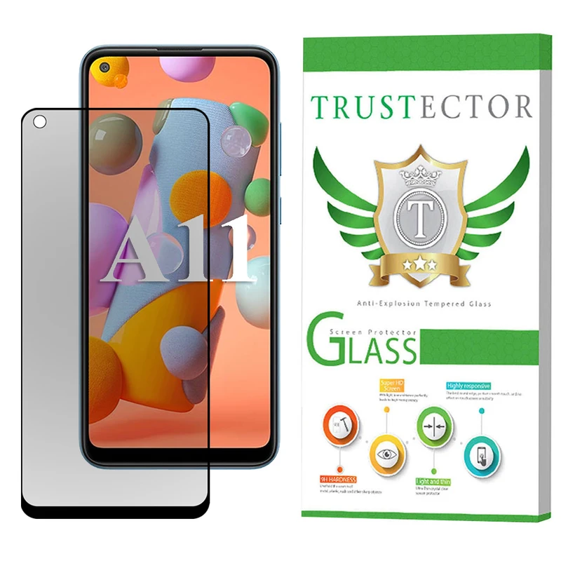 محافظ صفحه نمایش حریم شخصی تراستکتور مدل PFTA مناسب برای گوشی موبایل سامسونگ Galaxy A11