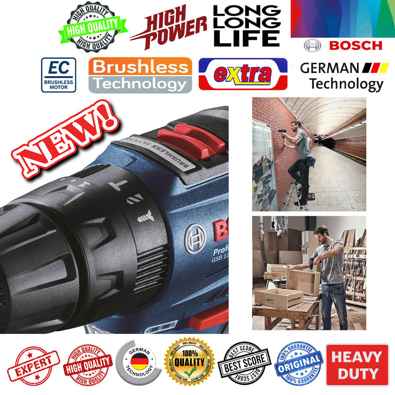 دریل چکشی شارژی بوش مدل  GSB12 V 30